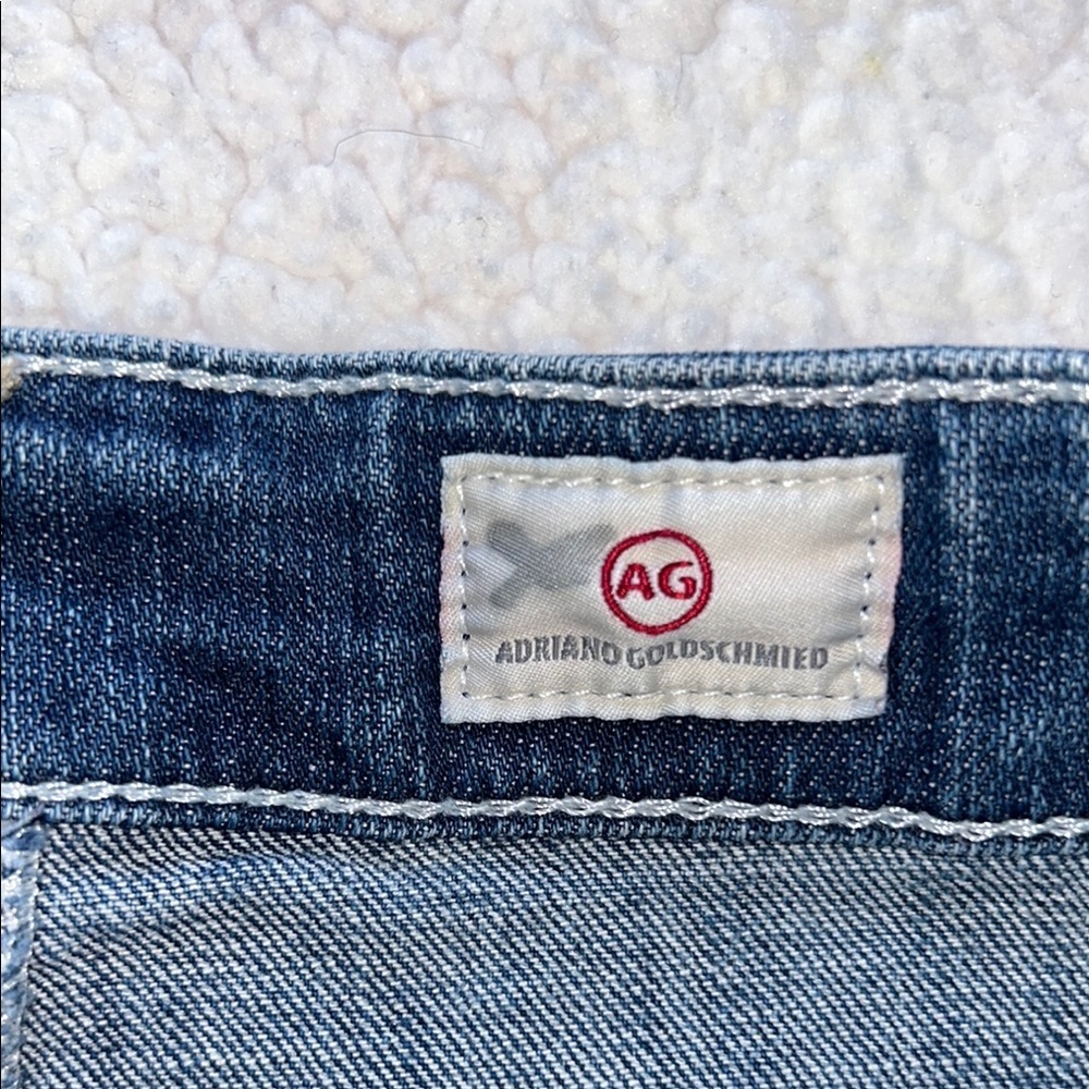 AG Adriano Goldschmied Denim Blue Jean Shorts - Picture 9 of 12